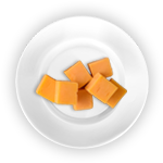 Portion Of Cheddar Cheese 