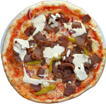 Special Mix Kebab Pizza 