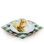 Salad Wrap With Cheese 